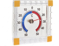 Термометр оконный Биметаллический квадратный/круглый