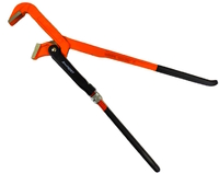 Ключ газовый рычажный (красный/оранж) 1,5"/350mm, 90град