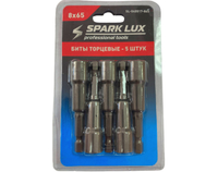 Набор торцевых бит магнит.SPARK LUX 8х65мм 5 шт.SL-040517-865/200 шт.
