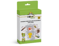 PEST18 Клеевая ловушка для летающих и ползающих насекомых в горшки комнатных цветов, 12 шт.Nadzor