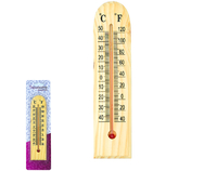 Термометр комнатный деревянный полукруглый С-1102
